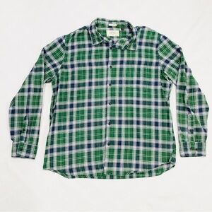 🌼HOST PICK🌼 Stitch Fix Hawker Rye Green Blue Plaid Long Sleeve Button Down